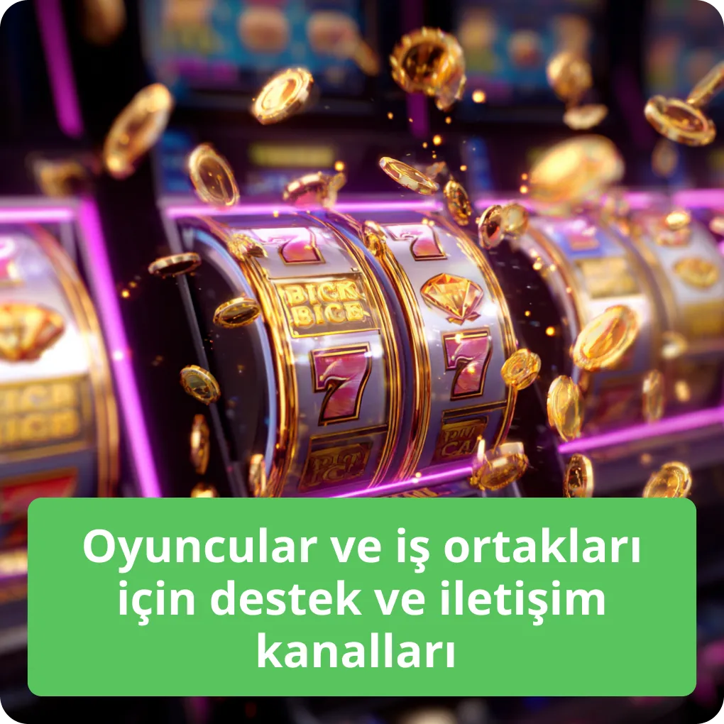 Oyuncular ve iş ortakları için destek ve iletişim kanalları